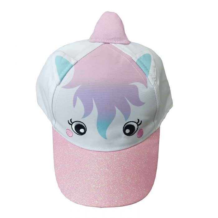 AL000411 Allch Girls 3D Unicorn Theme Kids Sports Caps - Image 4