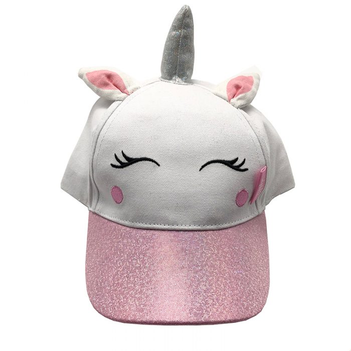 AL000411 Allch Girls 3D Unicorn Theme Kids Sports Caps - Image 3