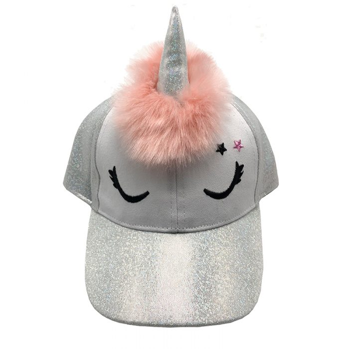 AL000411 Allch Girls 3D Unicorn Theme Kids Sports Caps - Image 2