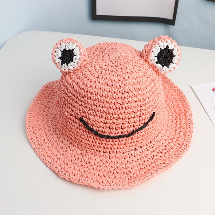 AL001319 ALLCH Girl‘s Crochet Straw Hat - Image 11