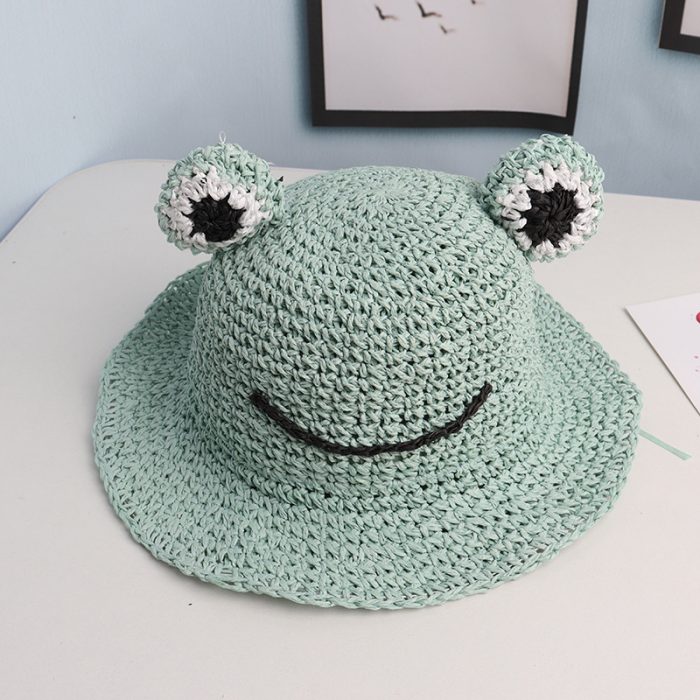 AL001319 ALLCH Girl‘s Crochet Straw Hat - Image 13