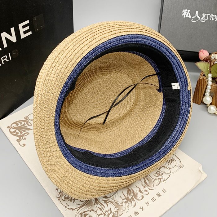 AL001445 ALLCH Boy's Fedora Straw Hat For Summer - Image 6