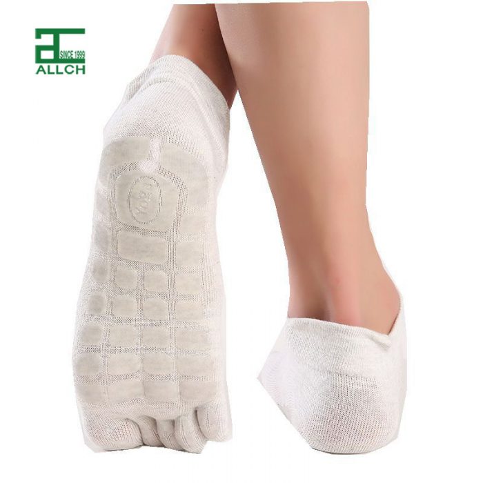 AL000870 ALLCH Five Finger Non-Slip Indoor Floor Socks Fitness Sports Socks Women Yoga Socks - Image 2