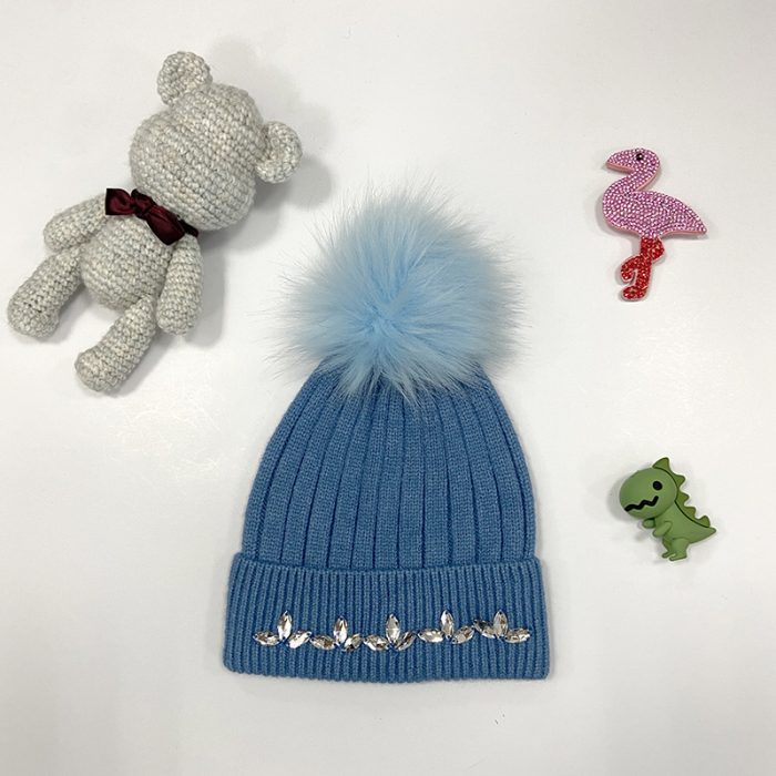 KH4 ALLCH Girls Luxury Beanie Hat - Image 2