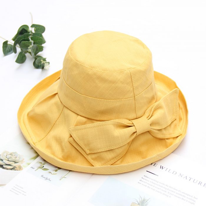 AL000062 ALLCH Womens Cotton Bucket Hat with String - Image 2