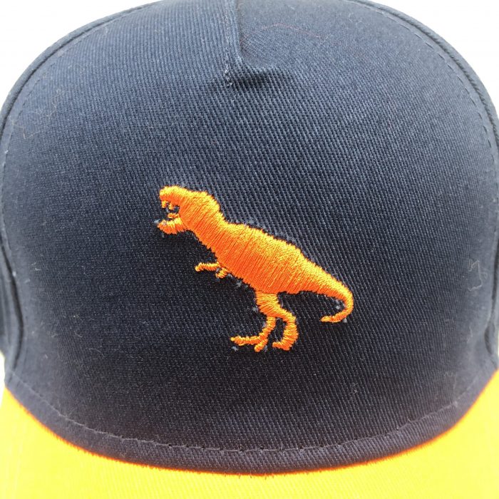 AL000418 Allch Kids Dinosaur Embroidery Snap Back Baseball Cap - Image 2