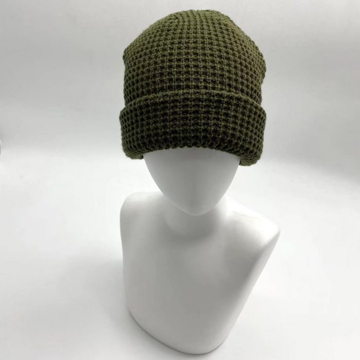 AL000883 ALLCH Plain Beanie Warm Knitted Beanie - Image 2