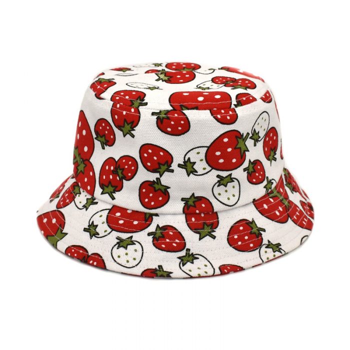 AL001329 ALLCH Girls Cute Print Bucket Hat Beach Fisherman Hats - Image 9