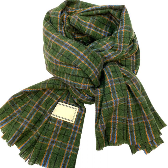 AL000822 ALLCH Women Winter Knitted Plaid Scarf - Image 8