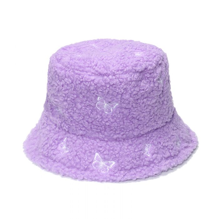 AL001326 ALLCH Cute Butterfly Animals Embroider  Bucket Hat - Image 4