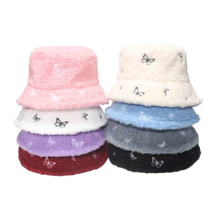 AL001326 ALLCH Cute Butterfly Animals Embroider  Bucket Hat - Image 2