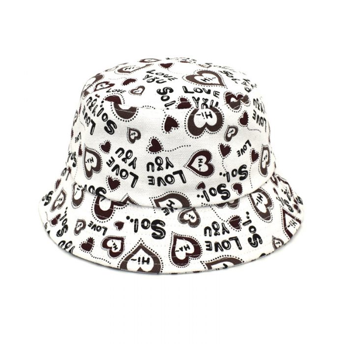 AL001329 ALLCH Girls Cute Print Bucket Hat Beach Fisherman Hats - Image 7