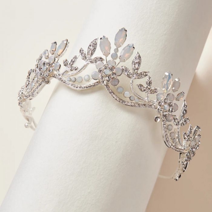 AL001505 ALLCH Crystal Tiara Bridal Crown - Image 6