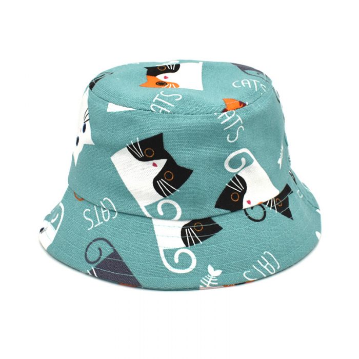 AL001329 ALLCH Girls Cute Print Bucket Hat Beach Fisherman Hats - Image 6