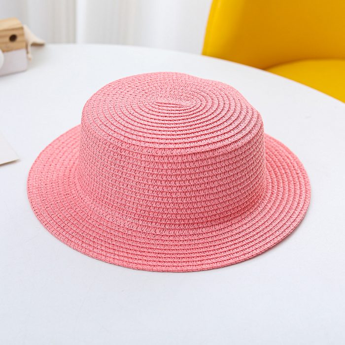 AL001419 ALLCH Girl's Plain Floppy Hat - Image 4