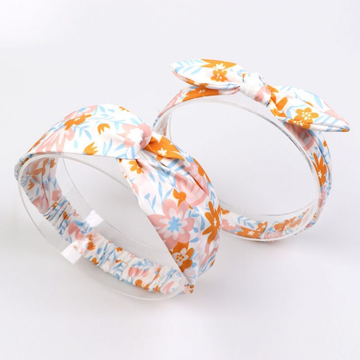 AL000436 Cross-knotted rabbit ears headband - Image 3