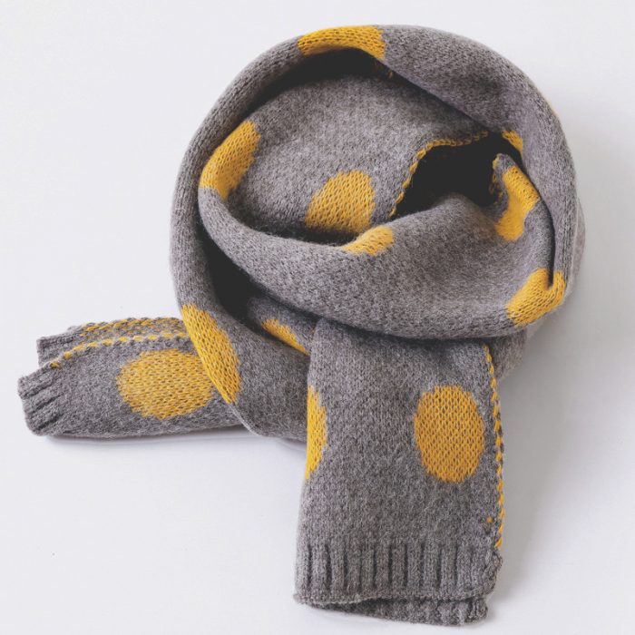 FS001409 ALLCH Polka-dot Cute Scarf