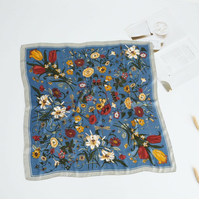 FS001349 ALLCH Decorative Flowers Fresh neck scarf