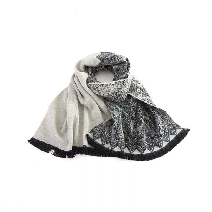 FS000598 ALLCH Custom Classic Acrylic Double-Sided Lace Scarf - Image 2