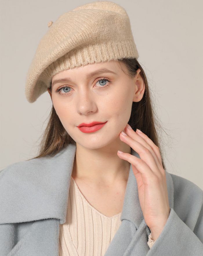 AL000972 Allch Women Elegant Knitted Beret