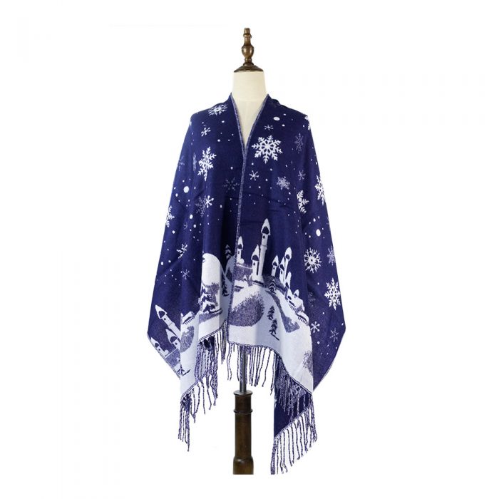 FS001241 ALLCH  Cape Snow Fawn Shawl - Image 7