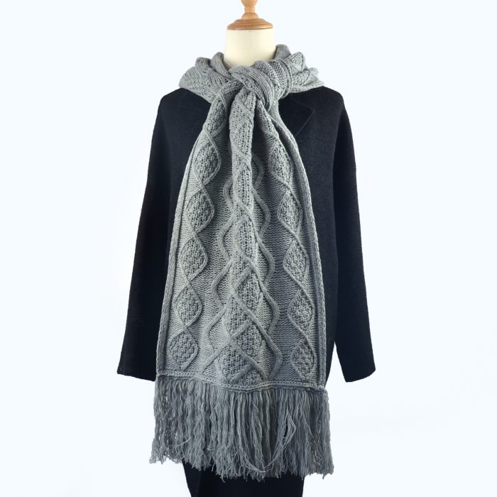 FS000641 ALLCH Women Knitted Scarf - Image 8