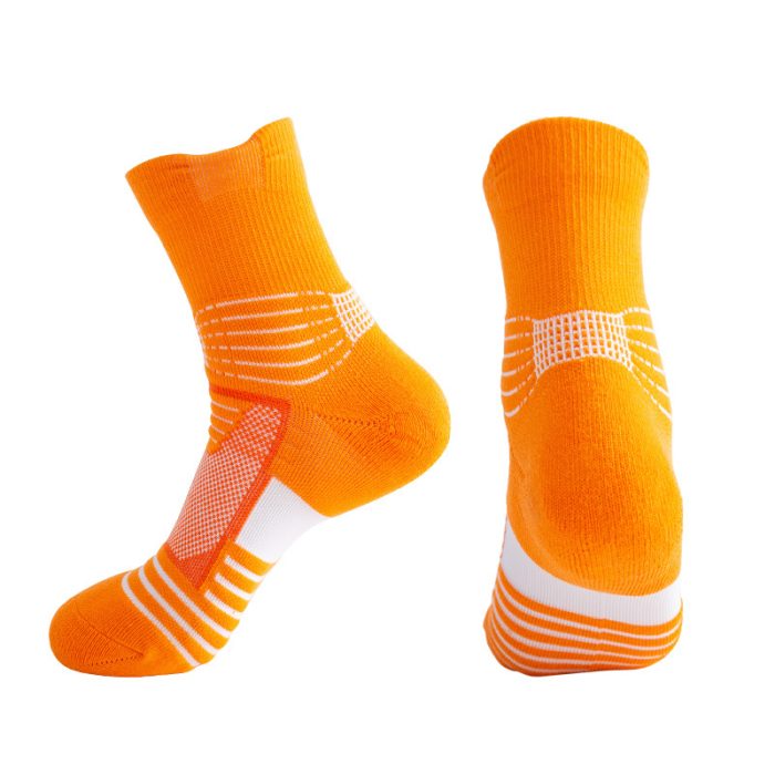 AL001757 ALLCH Thick Mid-tube Sports Socks With Mesh Wicking Sweat And Deodorant Socks - Image 4